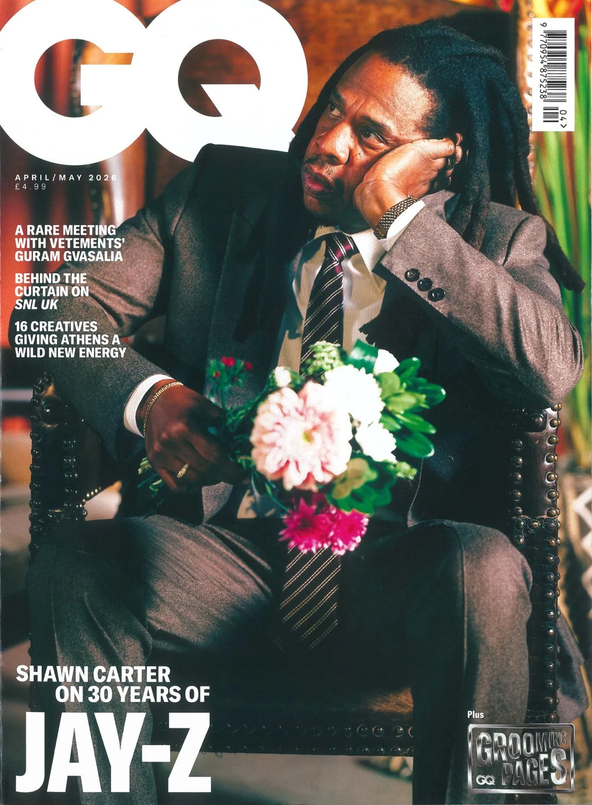 GQ April/May 2026 cover featuring Jay-Z